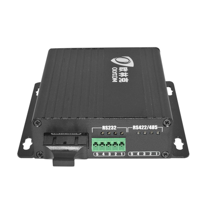Industrial DIN-Rail RS485 RS422 RS485 ข้อมูลเรียงลําดับสู่เครื่องแปลงไฟเบอร์ โมเดมไฟเบอร์ออปติก
