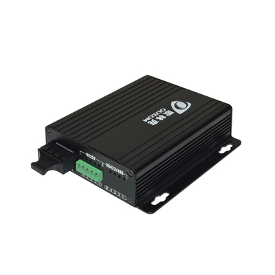 Industrial DIN-Rail RS485 RS422 RS485 ข้อมูลเรียงลําดับสู่เครื่องแปลงไฟเบอร์ โมเดมไฟเบอร์ออปติก
