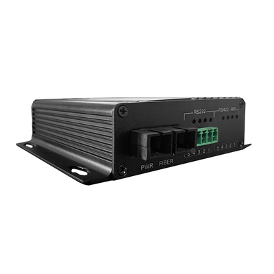 Industrial DIN-Rail RS485 RS422 RS485 ข้อมูลเรียงลําดับสู่เครื่องแปลงไฟเบอร์ โมเดมไฟเบอร์ออปติก