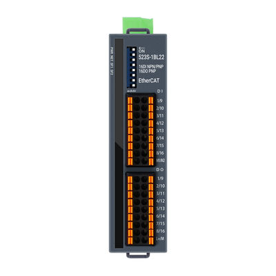100Mbit/s EtherCAT I/O Module 16DI 16DO PNP Output PLC I/O Module สําหรับอัตโนมัติอุตสาหกรรม