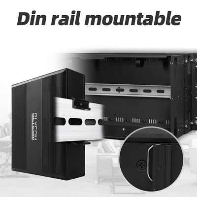 5 ท่า 10/100/1000mbps Ethernet Switch 4RJ45+1SFP Outdoor Poe Switch ผู้ผลิต