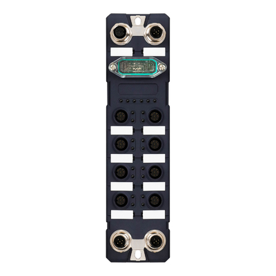อุปกรณ์ที่แข็งแกร่ง IP67 กันน้ํา 8 ท่า Gigabit Industrial Ethernet Switch บริหาร M12 Railway Ethernet Switch