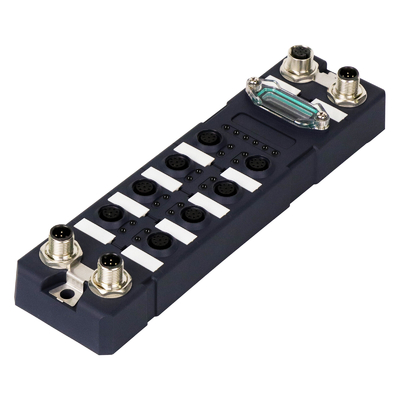 อุปกรณ์ที่แข็งแกร่ง IP67 กันน้ํา 8 ท่า Gigabit Industrial Ethernet Switch บริหาร M12 Railway Ethernet Switch