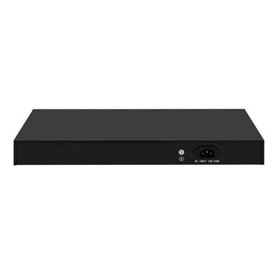 24 Port 10G L3 Managed Fiber Switch พร้อม 8 Gigabit Combo SFP/RJ45 1U Rack 220V AC Input