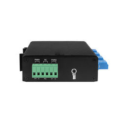 2*2B อุตสาหกรรม Optical Bypass Switch LC/SC เครื่องเชื่อม SM/MM DC24/48V