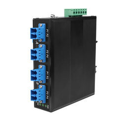 2*2B อุตสาหกรรม Optical Bypass Switch LC/SC เครื่องเชื่อม SM/MM DC24/48V