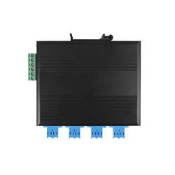 2*2B อุตสาหกรรม Optical Bypass Switch LC/SC เครื่องเชื่อม SM/MM DC24/48V