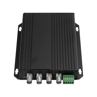 4 Port Analog Video Digital Optical Converter เครื่องขยายไฟเบอร์ออปติก SC ST FC Port