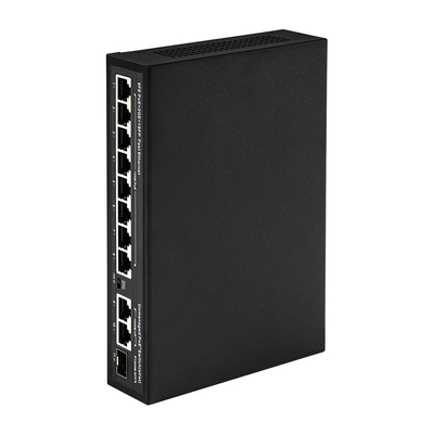 Extended Range 8-Port PoE Switch 10/100M กับการบริโภค 120W/150W และการครอบคลุม 250m