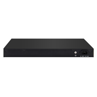 24 Port 2.5G Ethernet L3 Managed Switch กับ 10G Fiber Uplink Single AC Input การใช้งานของสายไฟฟ้า
