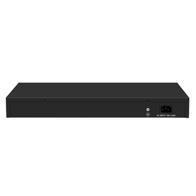 สวิตช์ที่สามารถจัดการได้ 10G 24 Port Gigabit Copper Ring ERPS บริหาร 1G/2.5G ไฟเบอร์