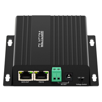 10/100/1000Mbps 12V 30W POE Splitter DC12V/24V การออก