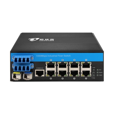 D2*2B สวิตช์เลี่ยงสายไฟเบอร์อุตสาหกรรม LC Connector SM MM