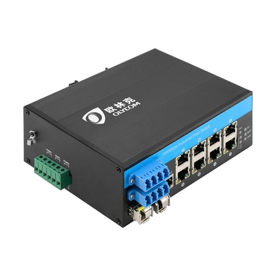 D2*2B สวิตช์เลี่ยงสายไฟเบอร์อุตสาหกรรม LC Connector SM MM
