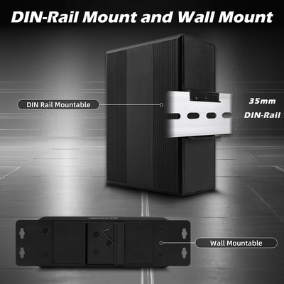 8 Port Gigabit Managed Poe Switch Industrial Ethernet Switch พร้อม 2SFP+8 RJ45