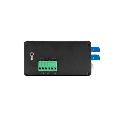 สวิตช์อีเธอร์เน็ตแบบจัดการอุตสาหกรรมพร้อมฟังก์ชัน D2*2B Bypass ขั้วต่อ SM LC ระดับการป้องกัน IP40 สำหรับการป้องกันสายออปติคัล