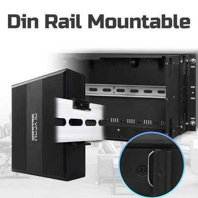 สวิตช์กิกะบิต 5 พอร์ต Industrial PoE Extender 1*พอร์ต PoE in รองรับ 30w/60w/90w+4*พอร์ต PoE output