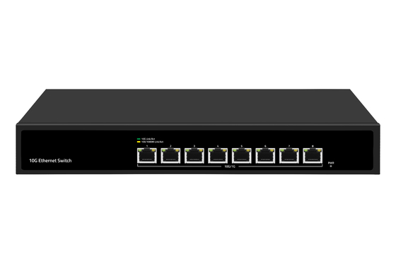 สวิตช์อีเธอร์เน็ต 8 พอร์ต 10G รองรับพอร์ตอีเธอร์เน็ต 8*10G รองรับ 100/1000M/2500M/5G/10G