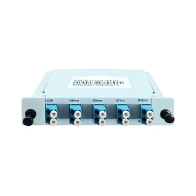 12 Port CWDM Mux DeMux Passive Fiber Optic Multi-Channel สําหรับระบบ WDM กรอบ ABS