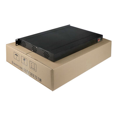 สวิตช์อีเธอร์เน็ต L2 L3 แบบจัดการ 28 พอร์ต 1U Rack Gigabit SFP/Copper Combo ใช้ไฟ 220V ได้รับการรับรอง CE