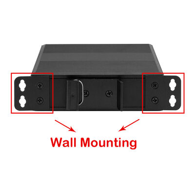 5 Port Fast Network DIN PoE Switch PoE Af/At 120W งบประมาณ DC48V การเข้า CE FCC รับรอง