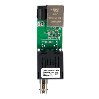 การ์ดแปลงสื่อ Gigabit DC5V ~ DC24V สําหรับ UAV ไฟเบอร์สื่อสาร