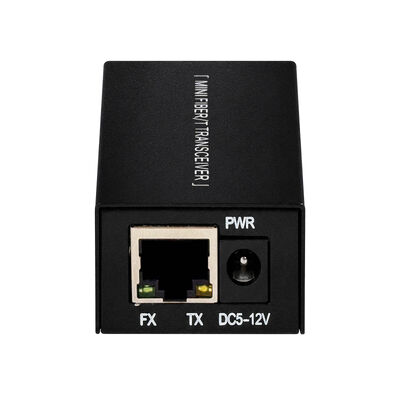 มินิกิกะบิตไฟเบอร์ออปติก Media Converter DC5V DC12V ขนาดกะทัดรัดส่วนขยาย 20KM CE