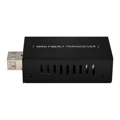 มินิกิกะบิตไฟเบอร์ออปติก Media Converter DC5V DC12V ขนาดกะทัดรัดส่วนขยาย 20KM CE