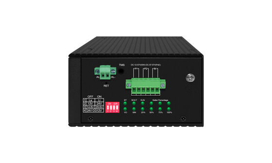 สวิทช์ PoE แซลเลอร์ MPPT ในตัว L2 จัดการ Gigabit Ethernet 4 Port DIN Mounted CE