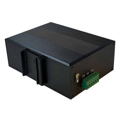 8 Port Industrial Managed PoE Switch 2.5G Fiber Din Rail 240W การสนับสนุนการจัดการ PoE