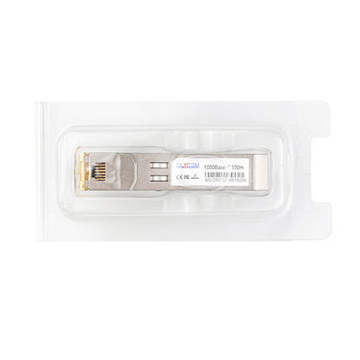 Gigabit RJ45 SFP Module Transceiver 10/100/1000BASE-T Over Cat5 UTP คาเบล ติดต่อร้อน
