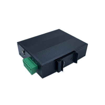2 * พอร์ต SFP สวิตช์เครือข่ายราง Din 4 พอร์ตพร้อมอุณหภูมิในการทำงานในอุตสาหกรรม