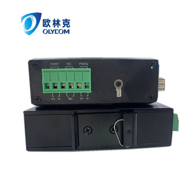 เครื่องแปลงสื่อที่แข็งแกร่ง Poe 15.4W 30W 10/100m Fast Ethernet ไม่จัดการ Ce Din Rail