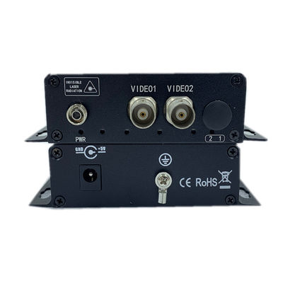 HD 1080P Video Digital Optical Converter 2 Port AHD CVI TVI FC ไฟเบอร์ 20 กิโลเมตร โหมดเดียว