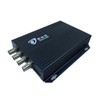 4 ท่า 1080P Video Over Ethernet Converter เครื่องแปลงไฟฟ้าแบบ Multimode Coax 12V