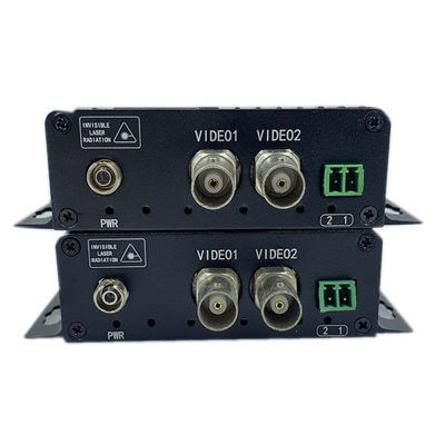 1080P BNC Video Optical Fiber Converter With RS485 ข้อมูล FC บนไฟเบอร์มัลติโมด DC12V CE