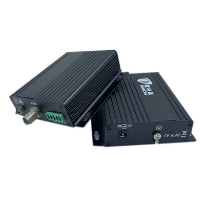 3U Rack 1ch Analog Video Bnc เป็น Fiber Media Converter 5km บน Multimode Fiber