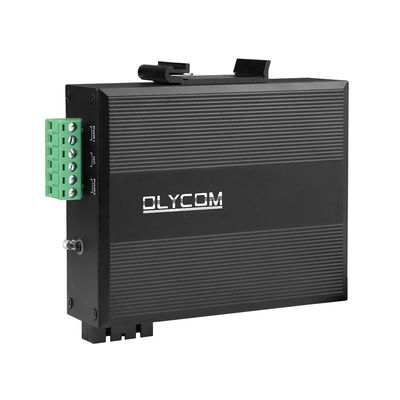40KM Gigabit Ethernet Media Converter SC ไฟเบอร์แบบเดียว ไม่จัดการ Case แข็งแรง CE FCC