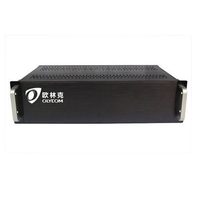 เครื่องแปลงสื่อวีดีโอ ชาซี 3U Rack สําหรับเครื่องแปลงวีดีโอออปติกส์