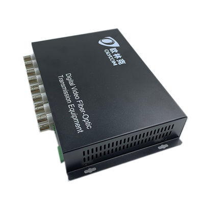 16ch RS485 Data Fiber Video Media Converter พอร์ต BNC สำหรับกล้องวงจรปิด