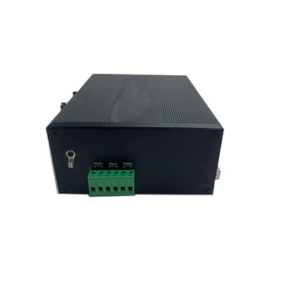 40Gbps Industrial Unmanaged POE Switch 10/100Base SFP Fiber Ports Switch PoE อุตสาหกรรม
