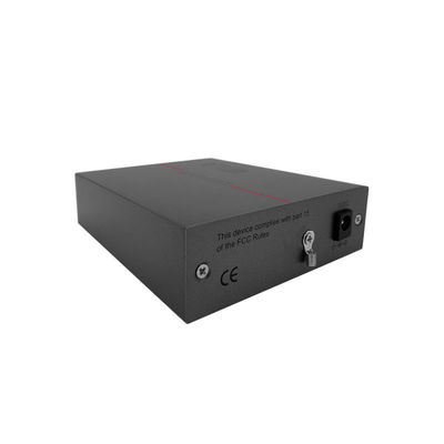 850nm ไฟเบอร์ออปติก PoE Media Converter เครือข่ายกิกาบิต ไม่จัดการ Multimode SFP Cage