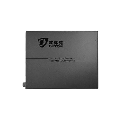 850nm ไฟเบอร์ออปติก PoE Media Converter เครือข่ายกิกาบิต ไม่จัดการ Multimode SFP Cage