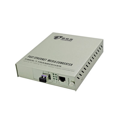 PoE Media Converter SFP ไฟเบอร์ออปติก 10/100M Ethernet งบประมาณ 30W ไม่จัดการ