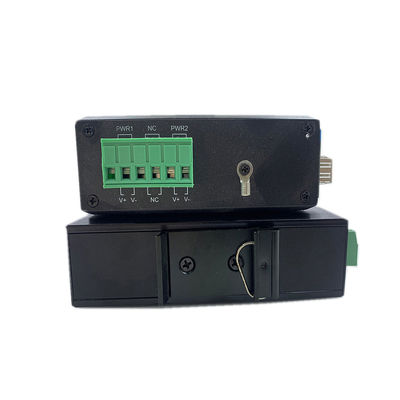 เครื่องแปลงสื่อ PoE อุตสาหกรรม 15.4W 30W Unmanaged Fast Ethernet DIN Rail CE ขนาดเล็ก
