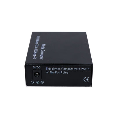 10 / 100M โพ PSE ไฟเบอร์ออปติก อีเธอร์เน็ต Media Converter 48V SC Dual Fiber สำหรับ IPC