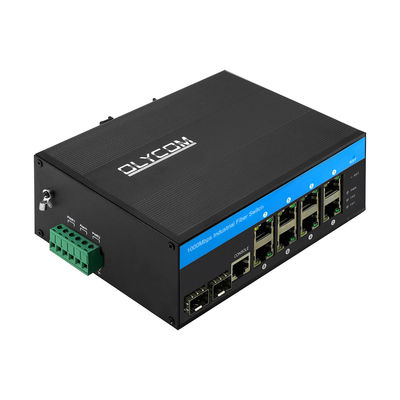สวิตช์อีเธอร์เน็ตแบบจัดการผ่านเว็บ 10 พอร์ต สวิตช์เครือข่าย Gigabit อุตสาหกรรม CE ชิป Vitesse