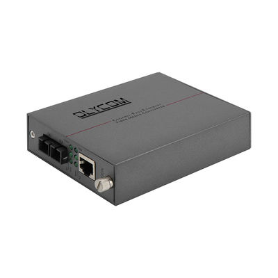 เครื่องแปลงสื่อไฟเบอร์แบบเดียว Gigabit Ethernet DC5V 2U ชาซีติดตั้ง ไม่จัดการ