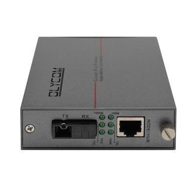 เครื่องแปลงสื่อไฟเบอร์แบบเดียว 1.25G Ethernet WDM Optical Unmanaged 30W PoE