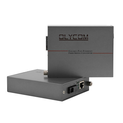 เครื่องแปลงสื่อไฟเบอร์แบบเดียว 1.25G Ethernet WDM Optical Unmanaged 30W PoE